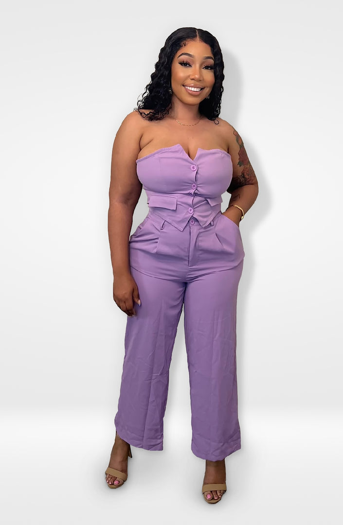 Brunching Two Piece Pants Set